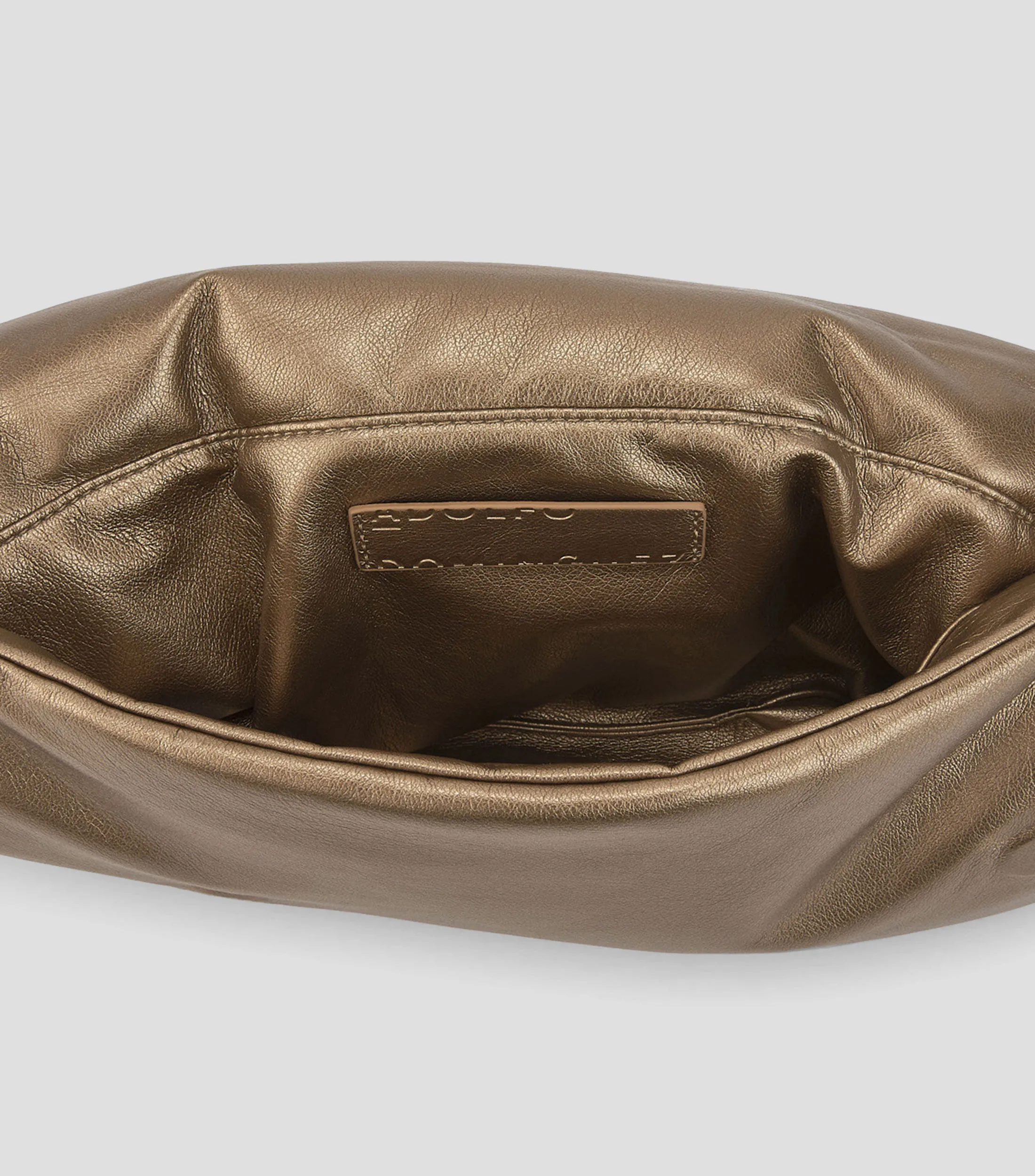 Adolfo Dominguez Bolso Clutch con Logotipo Mujer