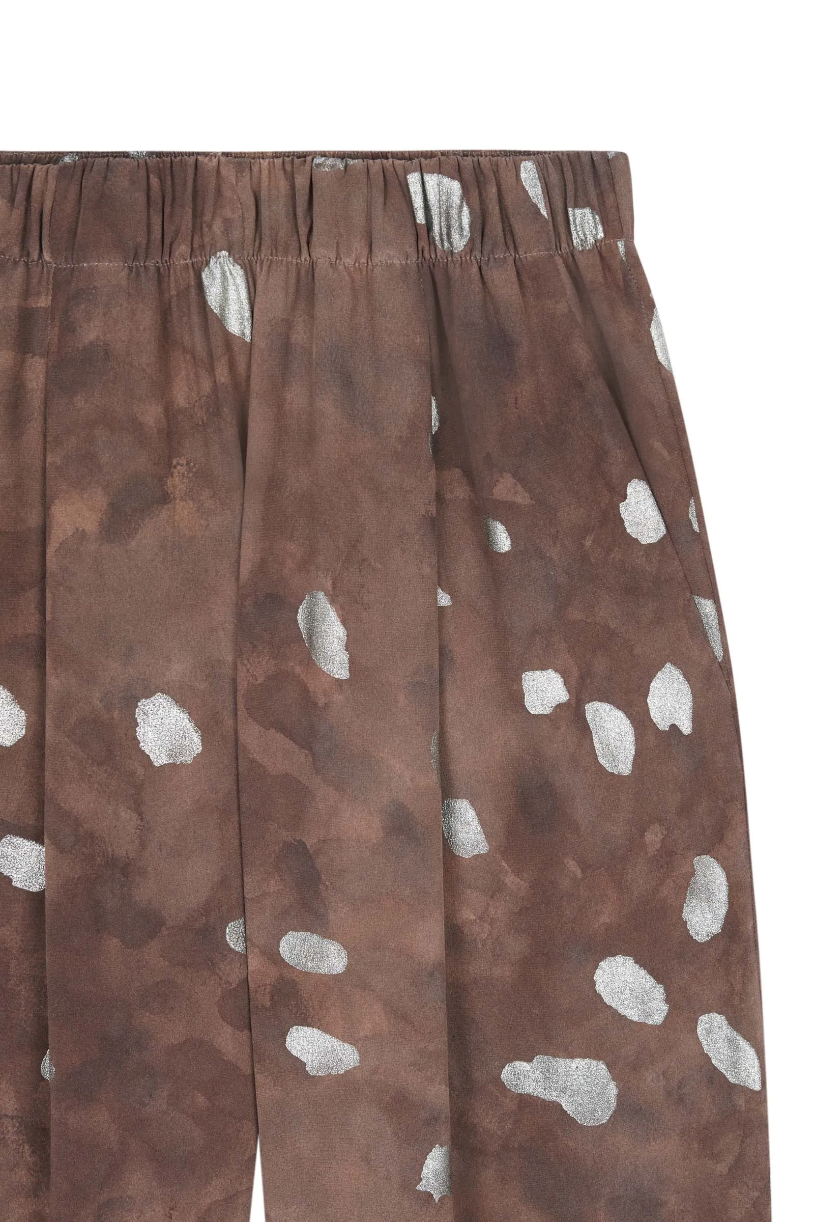 Alina, shita print silk pants