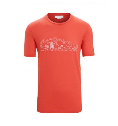 Camiseta Icebreaker Tech Lite II Nature Sprint (Vibrant Earth) Hombre