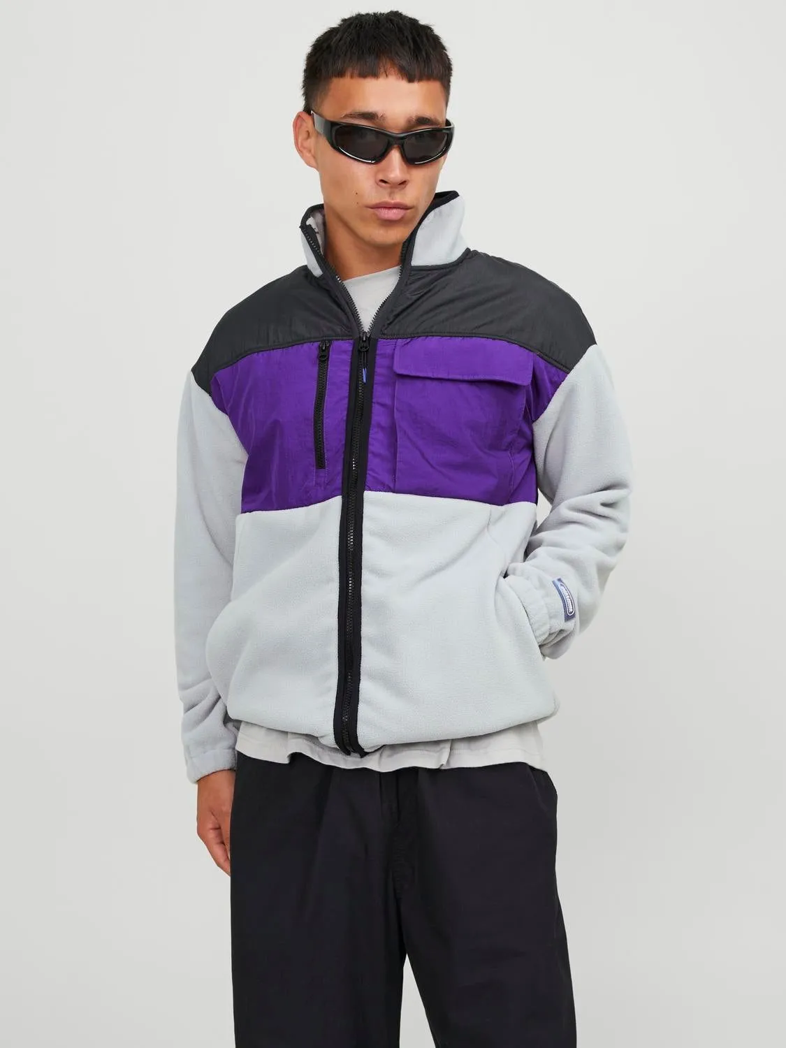 Chaqueta de tela polar | Gris intermedio | Jack & Jones®