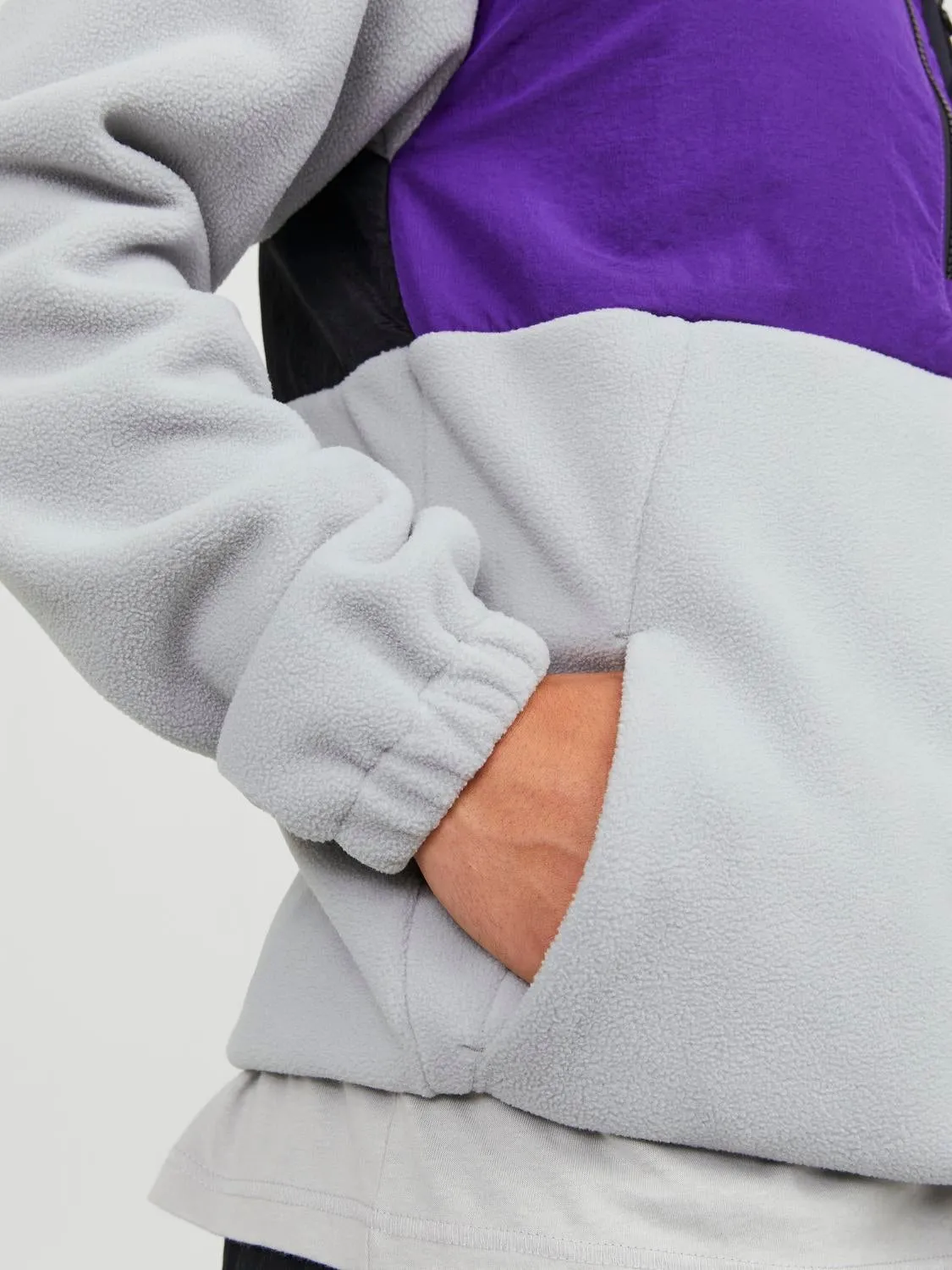 Chaqueta de tela polar | Gris intermedio | Jack & Jones®