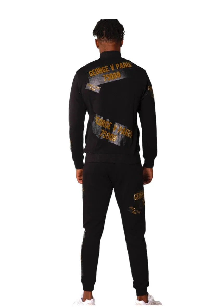 CONJUNTO GEORGE V  GV1011 BLACK/GOLD