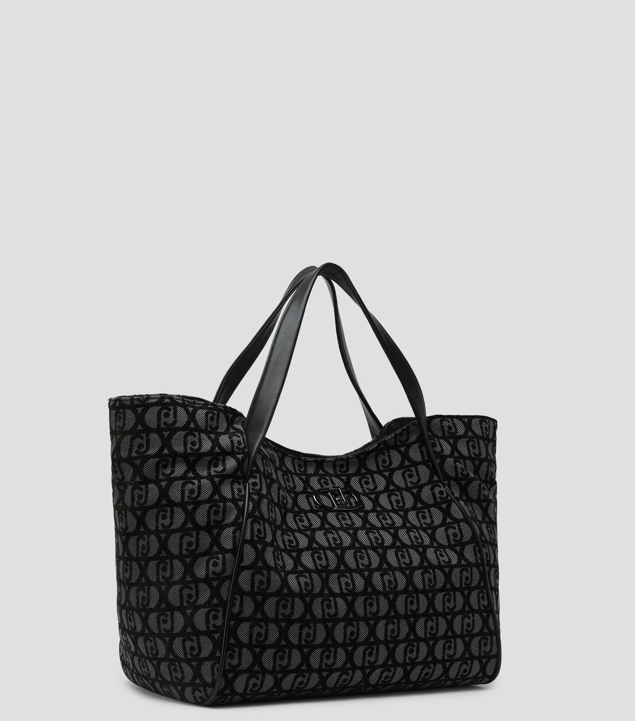 D373_Liu Jo Bolso tote texturizado con jacquard Mujer