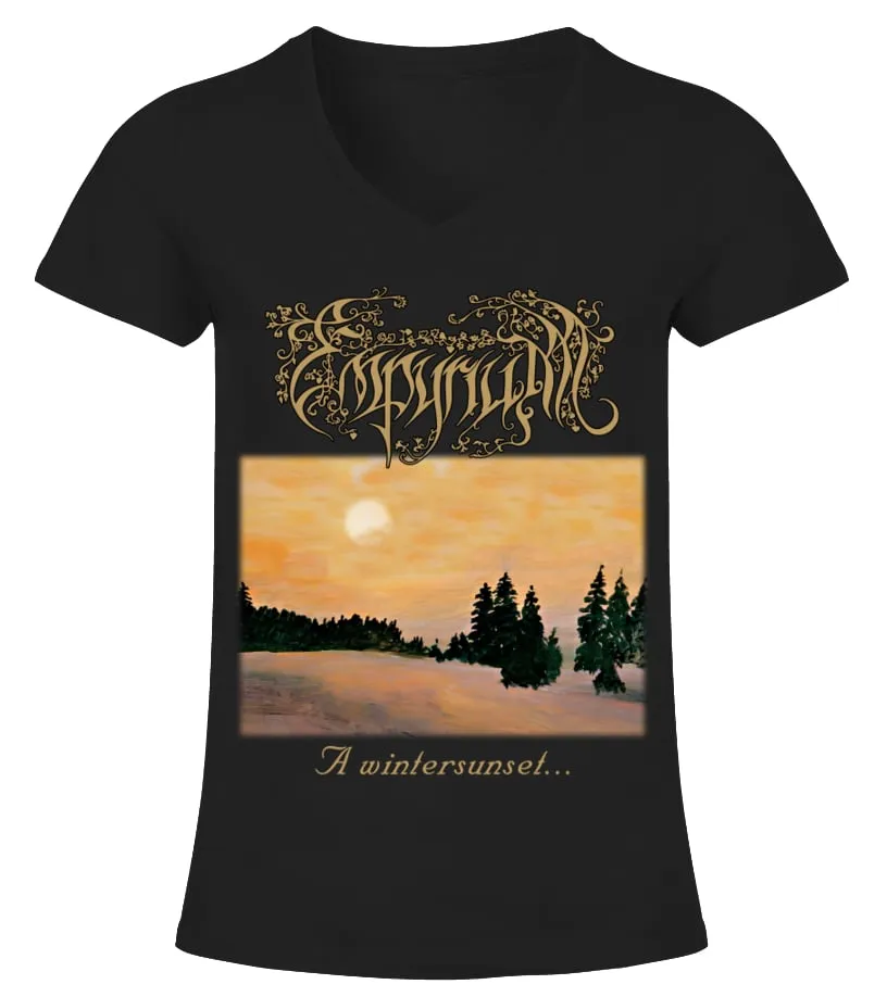 EMPYRIUM  A WINTERSUNSET... BK CAMISETA CUELLO PICO MUJER