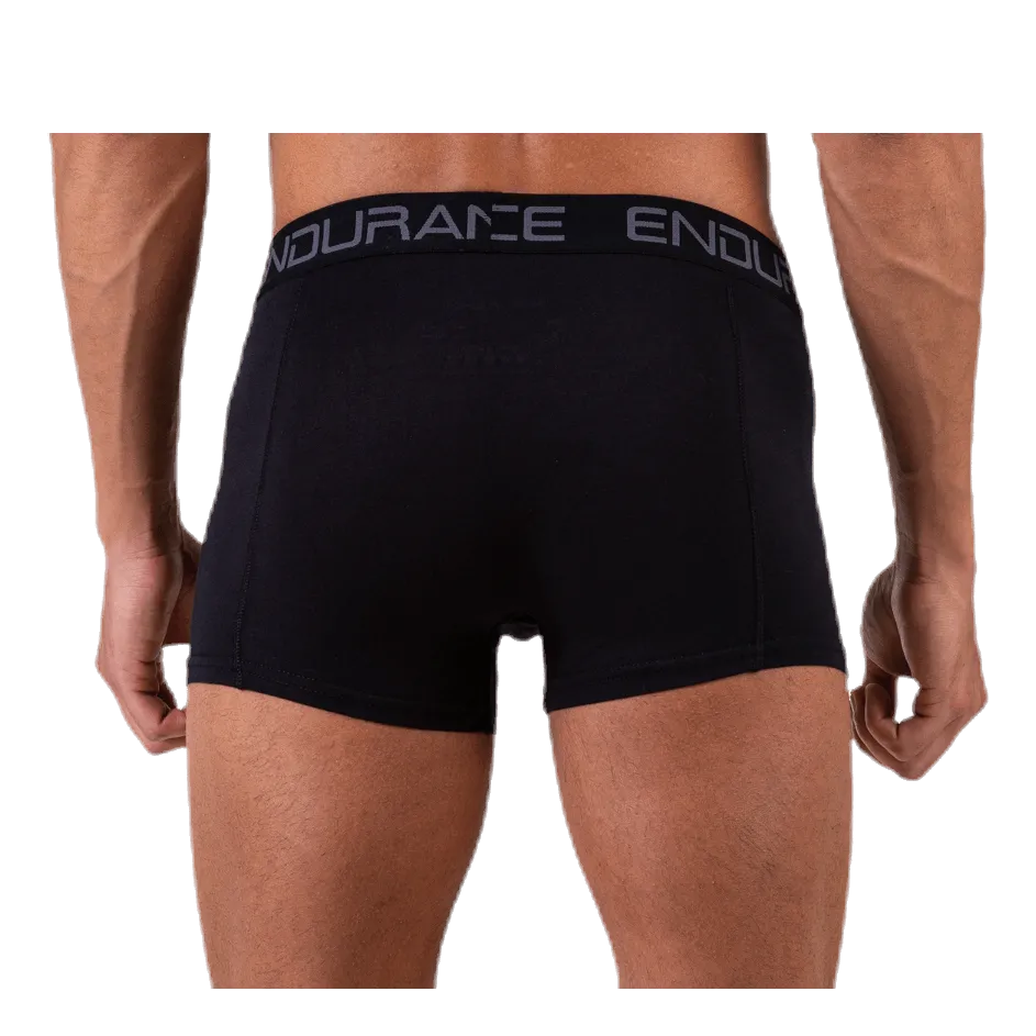 ENDURANCE BRIGHTON BAMBOO BOXERS 2PACK BLACK