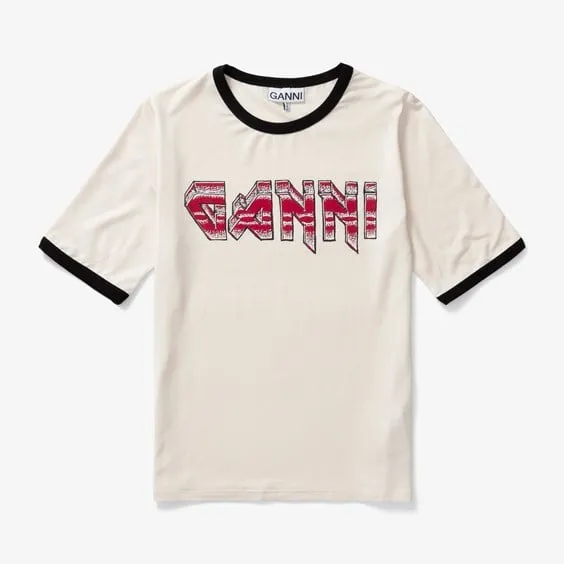 GANNI Fitted Tee