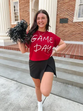 It's Game Day Tee in Burgundy-