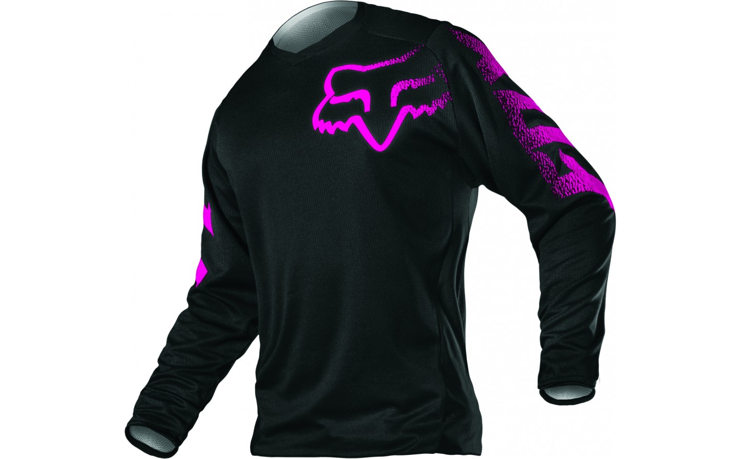 JERSEY MOTOCROSS MUJER FOX WMN BLACKOUT JERSEY NEGRO / ROSA FX16 |12337285|