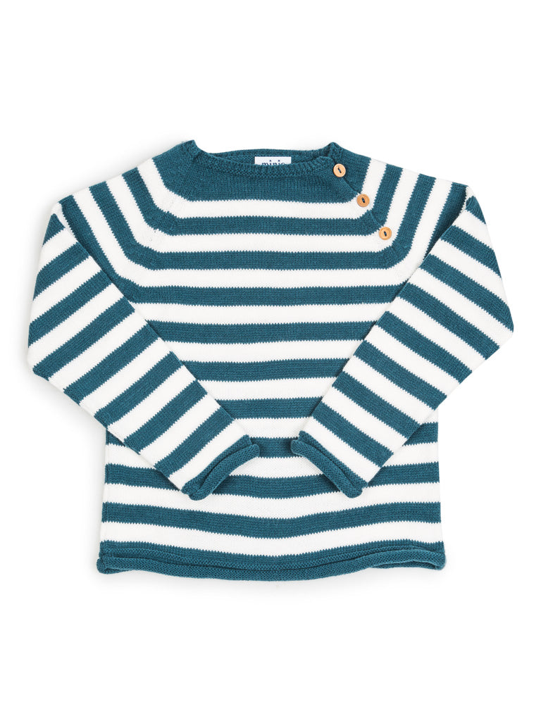 Jersey rayas azul y blanco