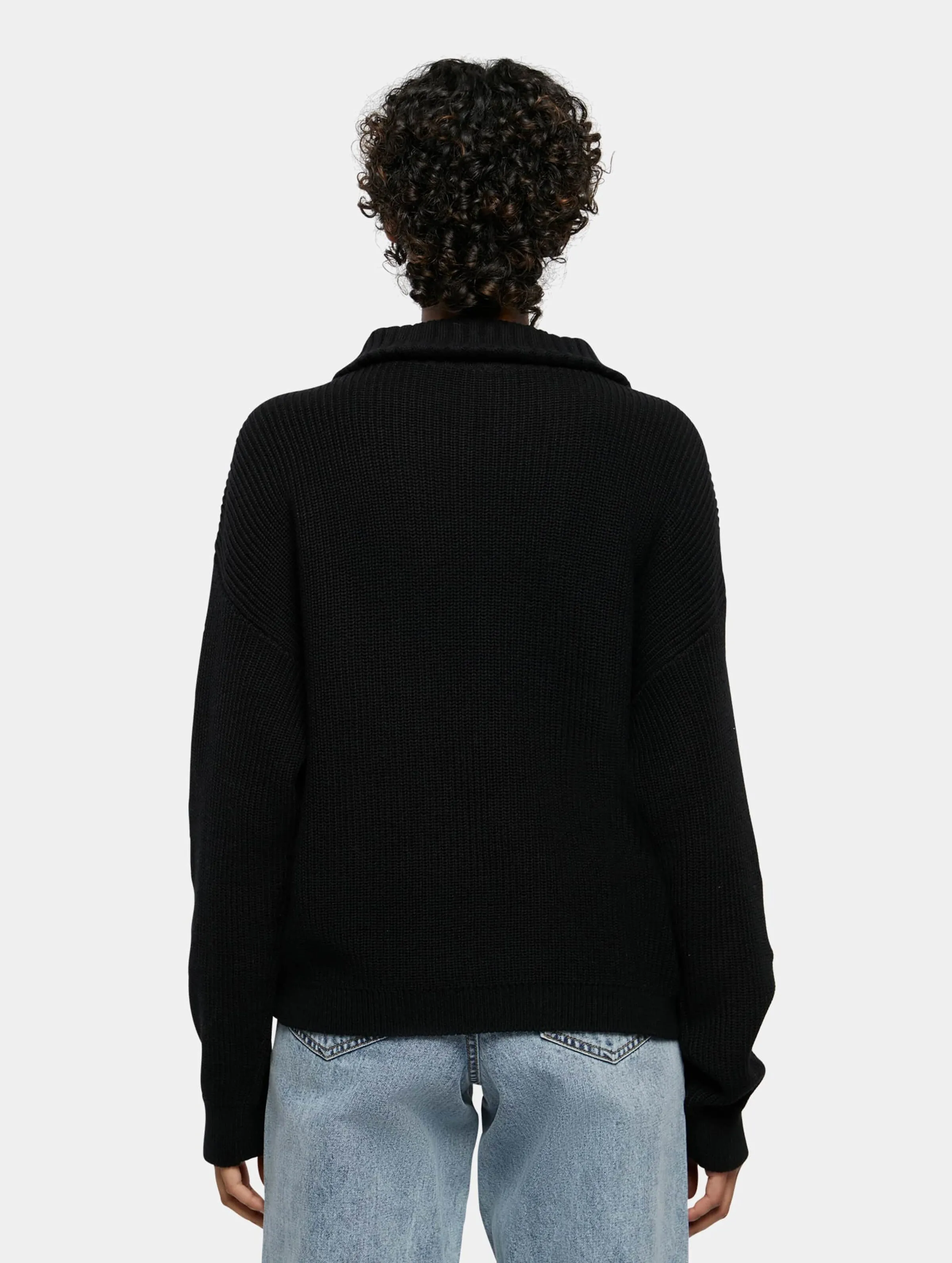 Ladies Oversized Knit Troyer