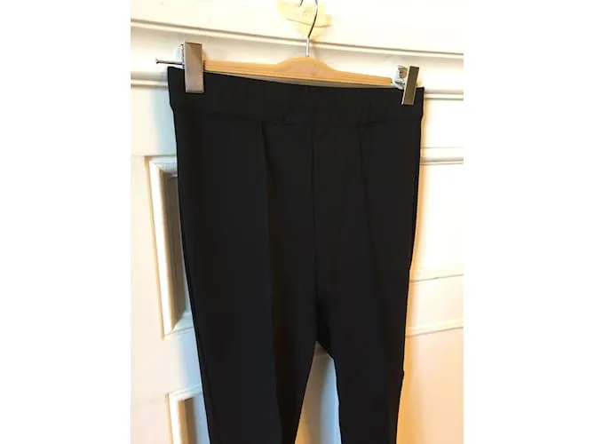 MARNI Pantalón T.ÉL 40 Viscosa Negro 
