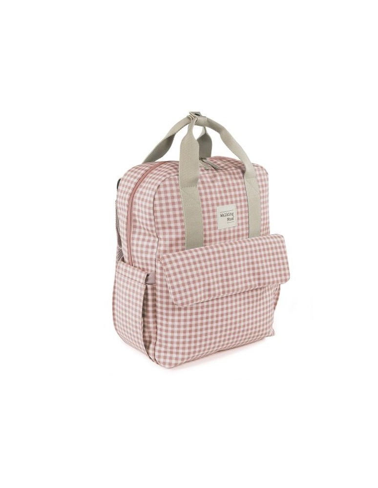 MOCHILA I LOVE VICHY ROSA WALKING MUM