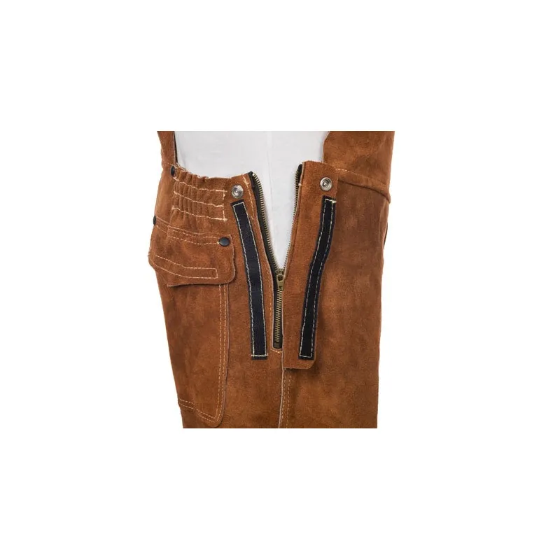 Mono Lava Brown con protección pecho y dorso cerrado WELDAS