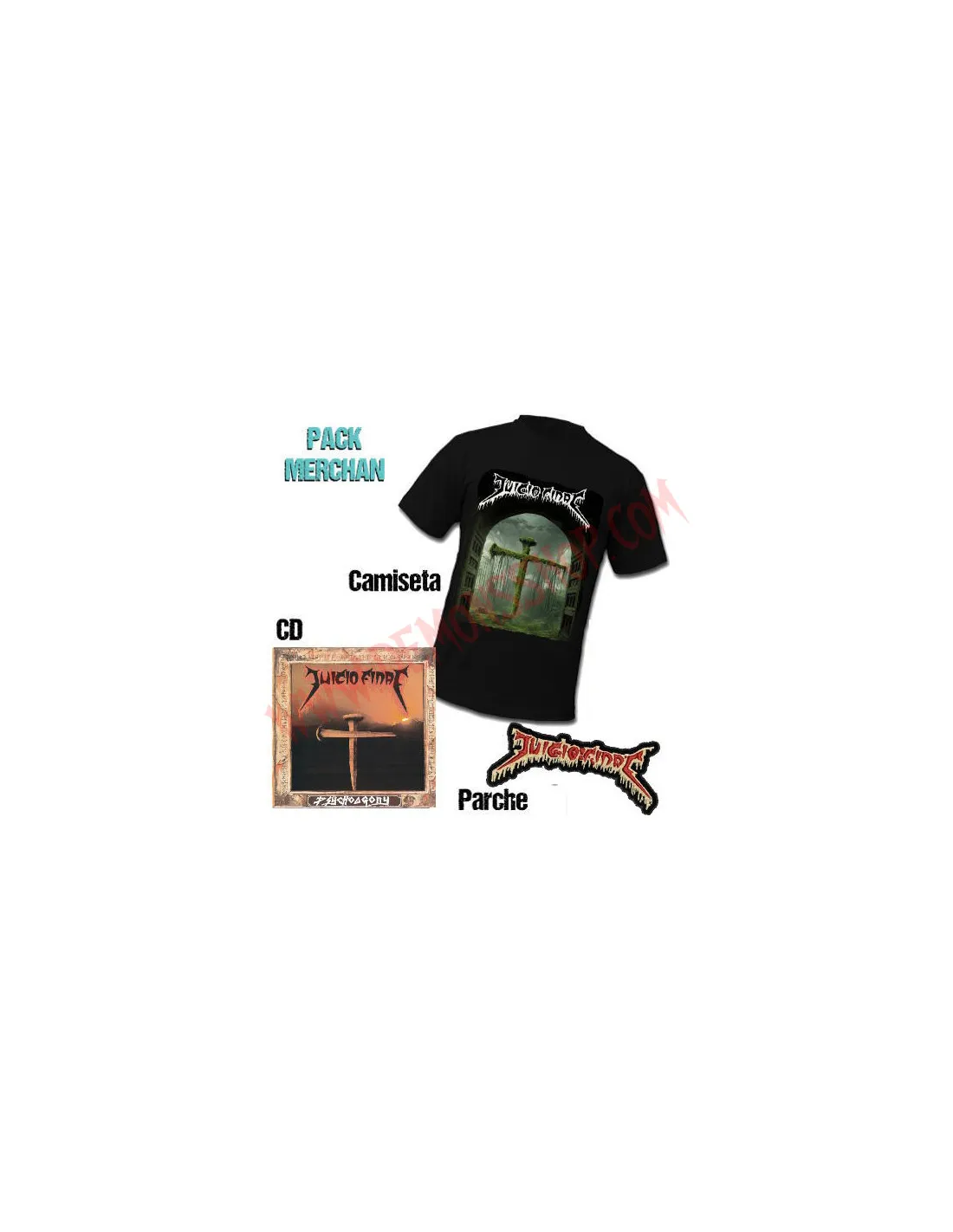PACK MERCHAN + CD JUICIO FINAL  PSYCHOAGONY
