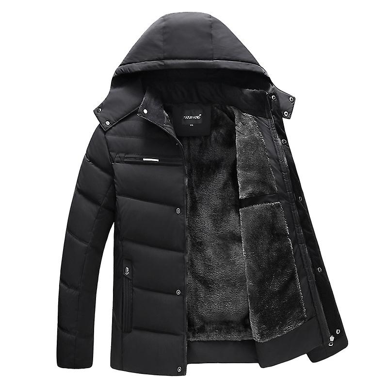 Parka Hombres Abrigos 2023 Chaqueta de invierno Hombres Engrosar Capucha Impermeable Abrigo Abrigo Abrigo Padres Abrigo casual p
