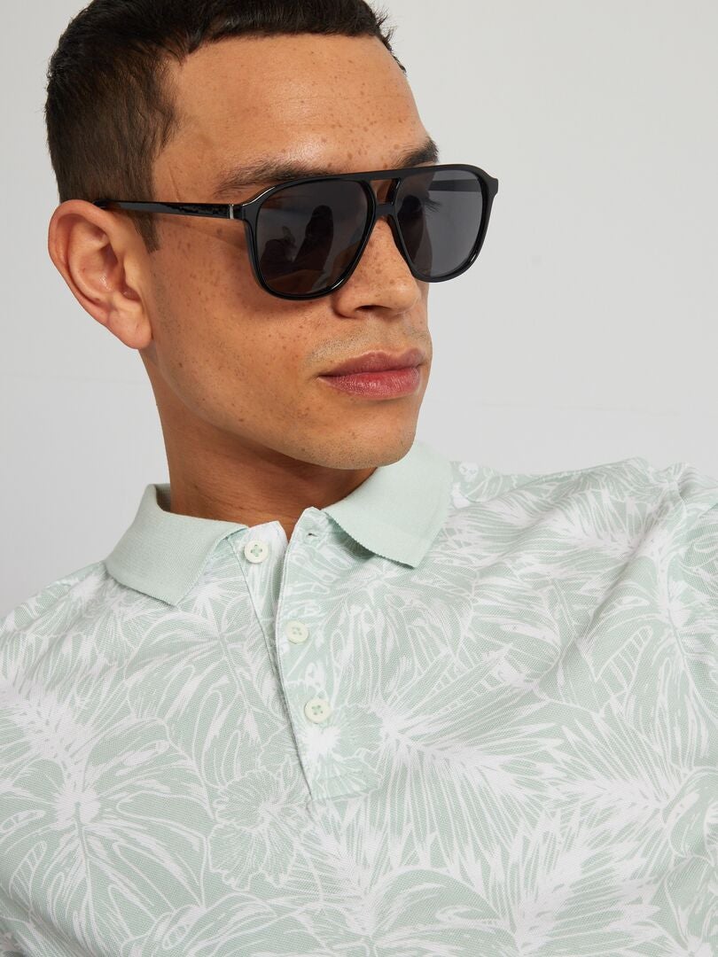 POLO ESTAMPADO  VERDE