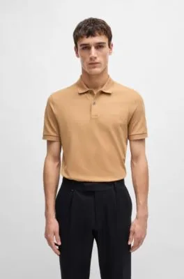 Polo Pallas regular fit de algodón con logo bordado