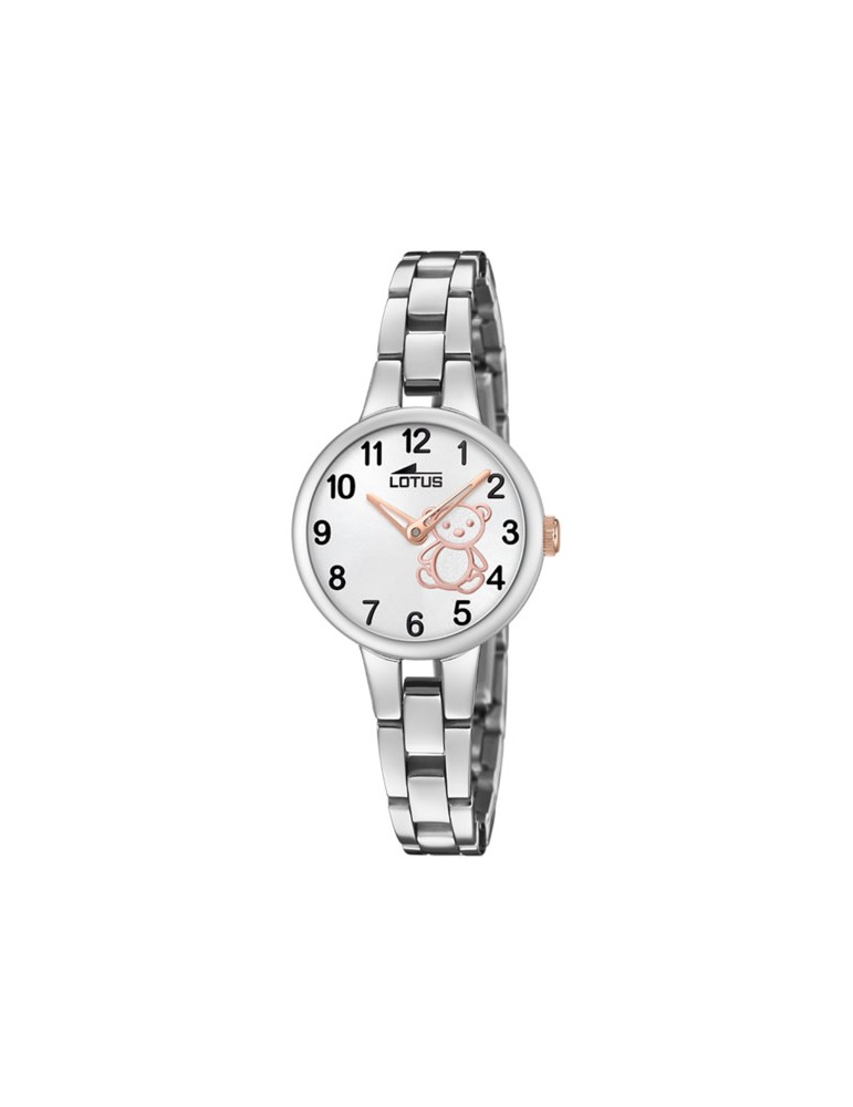 Reloj Lotus niña acero Osito 18658
