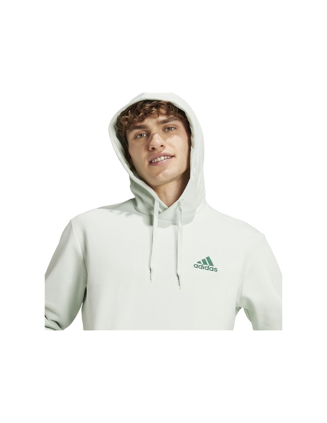 Sudadera adidas Essentials Fleece Hombre Verde