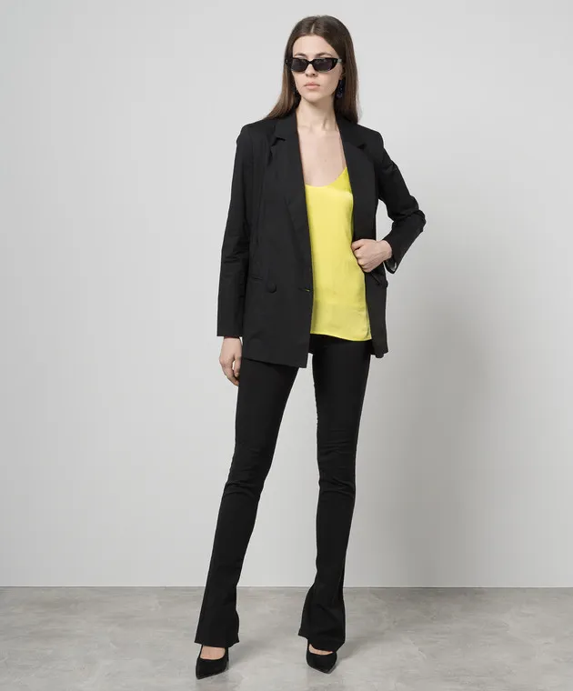 Twinset Yellow top with logo