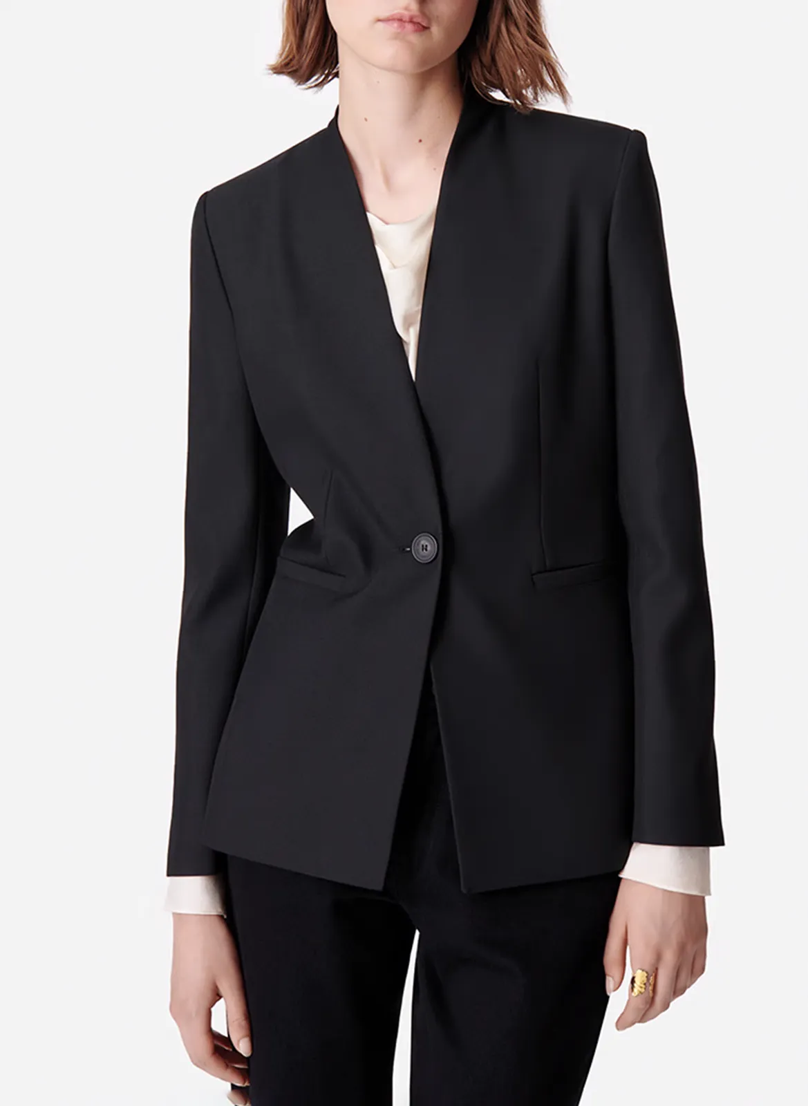 VANESSA BRUNO DIONA  CHAQUETA DE SASTRE EN NEGRO