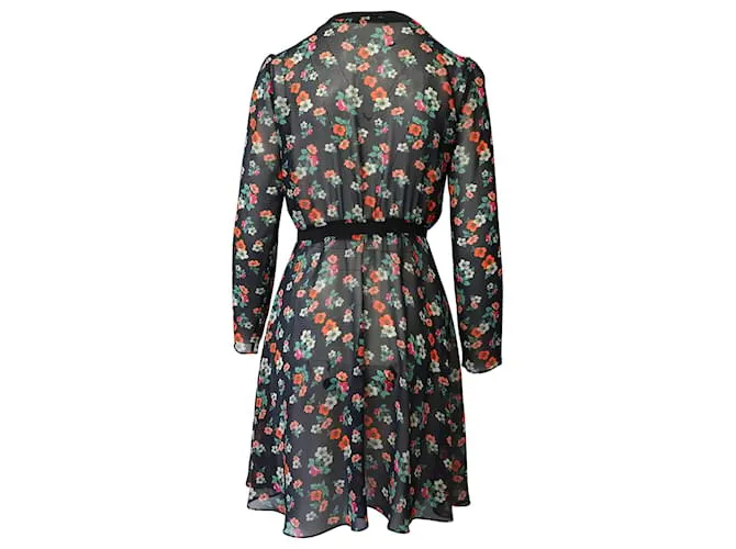 VESTIDO ESTAMPADO FLORES MAJE 