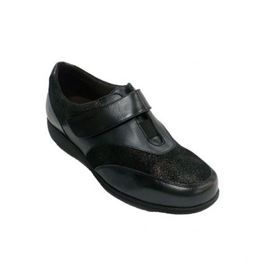 Zapato mujer con brillos Doctor Cutillas en negro