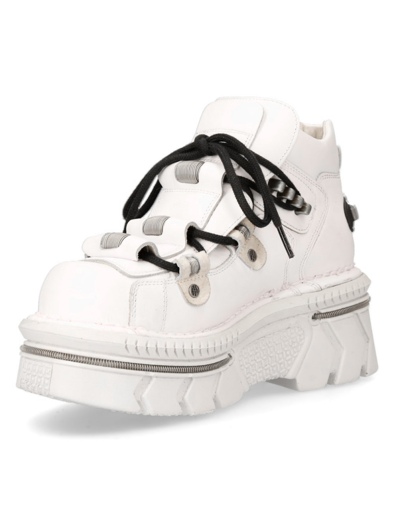 ZAPATOS PLATAFORMA BLANCOS TECNO DE NEWROCK
